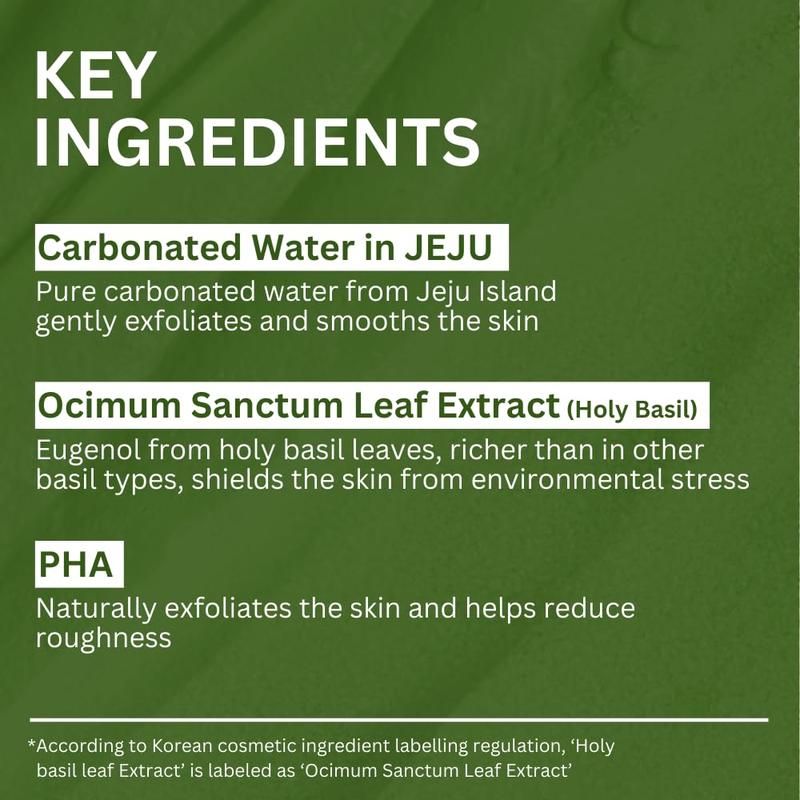 BasilGlow Sparkling Bubble Mask